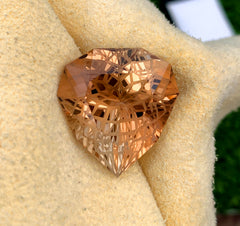 Fancy Flower Cut Champagne Color Topaz Gemstone, Loose Gemstone, Making Jewelry, Gemstone Jewelry - 69.25 CT