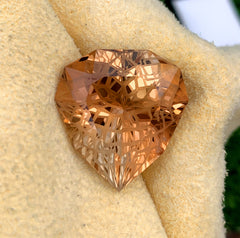 Fancy Flower Cut Champagne Color Topaz Gemstone, Loose Gemstone, Making Jewelry, Gemstone Jewelry - 69.25 CT