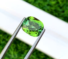 Cusshion Cut Mint Green Tourmaline Gemstone, Loose Gemstone, Tourmaline Ring, Gemstone Jewelry - 5.50 CT