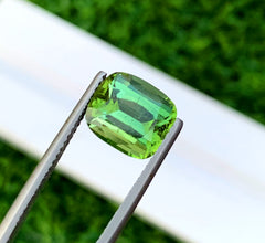 Cusshion Cut Mint Green Tourmaline Gemstone, Loose Gemstone, Tourmaline Ring, Gemstone Jewelry - 4.55 CT