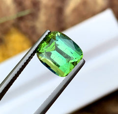 Cusshion Cut Mint Green Tourmaline Gemstone, Loose Gemstone, Tourmaline Ring, Gemstone Jewelry - 4.55 CT