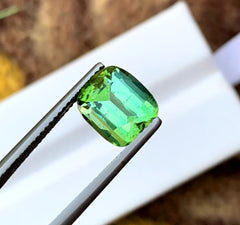 Cusshion Cut Mint Green Tourmaline Gemstone, Loose Gemstone, Tourmaline Ring, Gemstone Jewelry - 4.55 CT