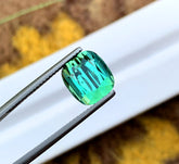 Cusshion Cut Blue Green Tourmaline Gemstone, Loose Gemstone, Tourmaline Ring, Gemstone Jewelry, Afghan Tourmaline - 6.65 CT