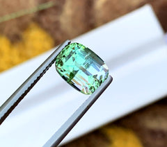 Cusshion Cut Blue Green Tourmaline Gemstone, Loose Gemstone, Tourmaline Ring, Gemstone Jewelry, Afghan Tourmaline - 4.25 CT