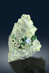 Lush Green Demantoid Garnet Crystals on Matrix Mineral Specimen - 275 gram