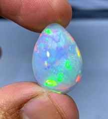 Honeycomb Opal Cabochon, Ethiopian Earth Mined Welo Opal Cabochon - 12.40 CT