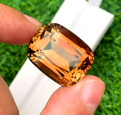 Cusshion Cut Champagne Color Topaz Gemstone, Loose Gemstone, Making Jewelry, Gemstone Jewelry -64.85 CT