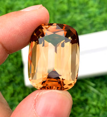 Cusshion Cut Champagne Color Topaz Gemstone, Loose Gemstone, Making Jewelry, Gemstone Jewelry - 55.50 CT