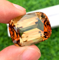 Cusshion Cut Champagne Color Topaz Gemstone, Loose Gemstone, Making Jewelry, Gemstone Jewelry - 55.50 CT