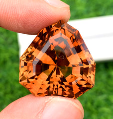 Trillion Shape Champagne Color Topaz Gemstone, Loose Gemstone, Making Jewelry, Topaz Necklace Gemstone Jewelry - 62.50 CT