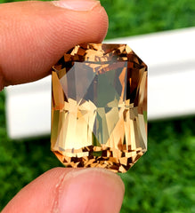Scissor Cut Champagne Color Topaz Gemstone, Loose Gemstone, Making Jewelry, Gemstone Jewelry - 46.55 CT