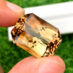 Scissor Cut Champagne Color Topaz Gemstone, Loose Gemstone, Making Jewelry, Gemstone Jewelry - 46.55 CT