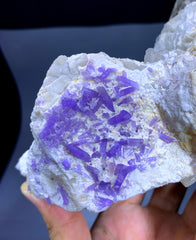 Peach Morganite with Purple Apatite, Cleavelandite Albite, Quartz and Feldspar from Afghanistan - 1449 gram