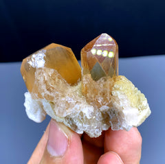 Topaz Crystals with Albite from Skardu Pakistan - 62 gram