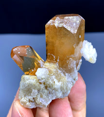 Topaz Crystals with Albite from Skardu Pakistan - 62 gram