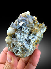Natural Rare Anatase Crystals with Quartz, Anatase Specimen, Raw Mineral, Anatase from Baluchistan Pakistan - 237 gram