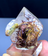 Rare Sagenite Rutile on Quartz from Skardu Pakistan - 30 gram