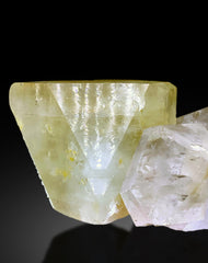 Huge Size Natural Topaz on Quartz from Pakistan - 1240 gram