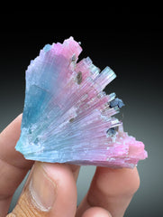 Cotton Candy Tourmaline Bunch, Tourmaline Cluster, Raw Mineral, Tourmaline Specimen - 46 gram