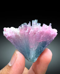 Cotton Candy Tourmaline Bunch, Tourmaline Cluster, Raw Mineral, Tourmaline Specimen - 46 gram