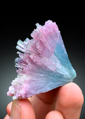 Cotton Candy Tourmaline Bunch, Tourmaline Cluster, Raw Mineral, Tourmaline Specimen - 46 gram