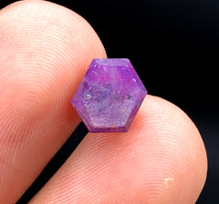 Rare Pink Kashmir Sapphire Trapiche Slice - 4.00 Carats, 08*07*05 mm