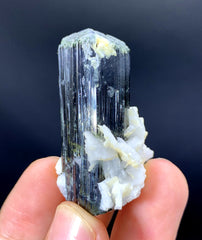 Purple Cap Tourmaline with Albite from Paprok Afghanistan - 32 gram