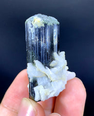 Purple Cap Tourmaline with Albite from Paprok Afghanistan - 32 gram