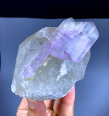 Natural Bicolor Kunzite on Quartz from Afghanistan - 317 gram