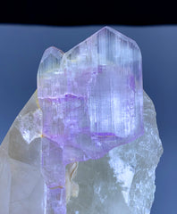 Natural Bicolor Kunzite on Quartz from Afghanistan - 317 gram