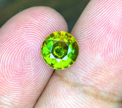 Round Cut Sphene Gemstone, Sphene cut stone, Fire Sphene, Titanite Sphene Gemstone, Sphene Jewellery, Engagement Ring - 1.20 CT