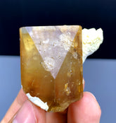 Natural Terminated Topaz Crystal on Albite from Pakistan - 52 gram