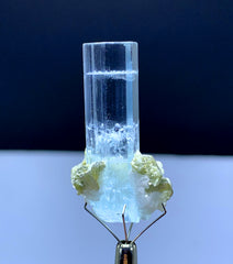 Transparent Blue Aquamarine on Albite from Shigar valley Pakistan - 10 grams