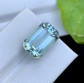 Emerald Cut Natural Aquamarne Gemstone, Loose Gemstone, Aqua Faceted Cut Stone, Gemstone Jewelry - 9.55 CT