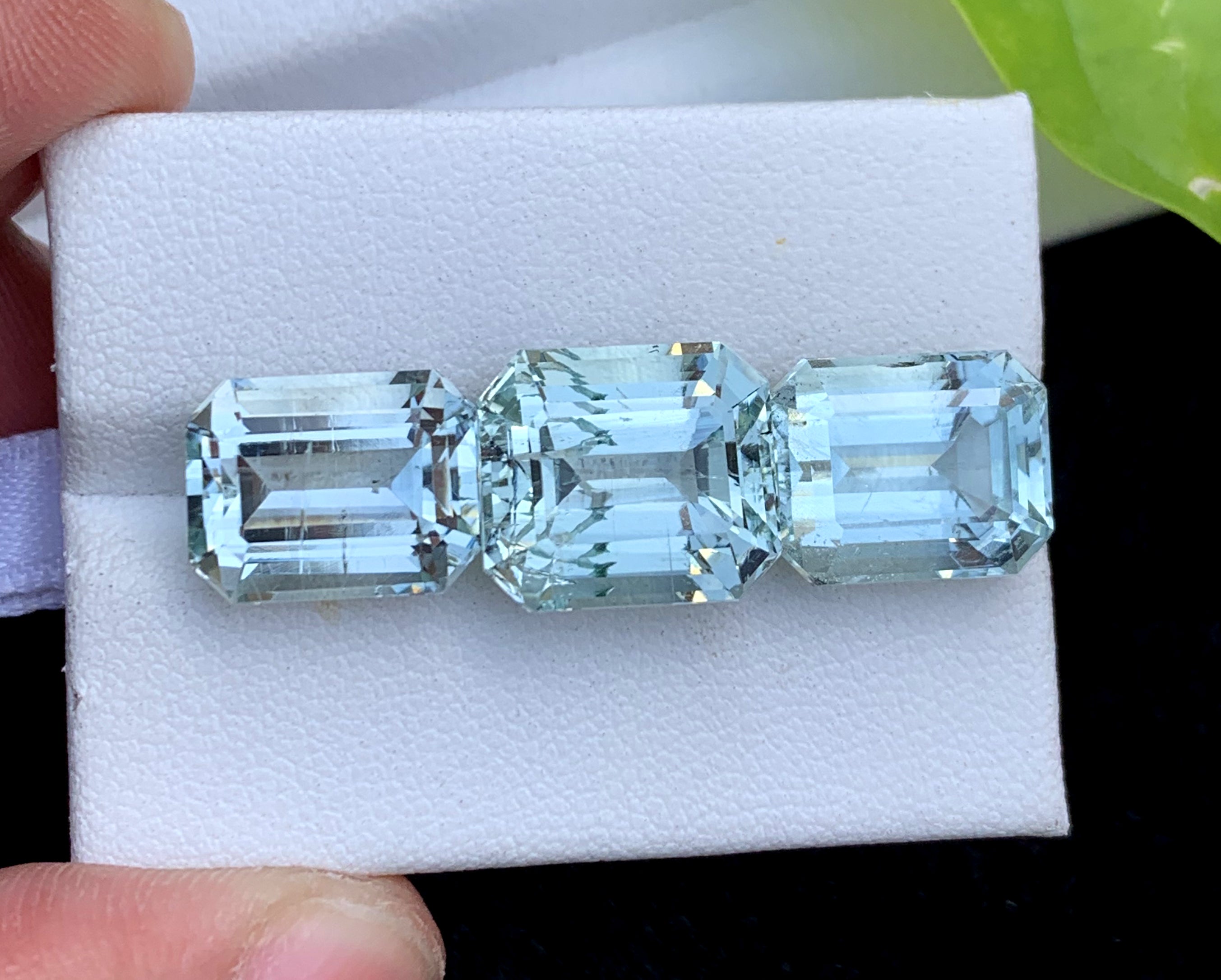 Emerald Cut Natural Aquamarne Gemstone, Loose Gemstone, Aqua Faceted Cut Stone, Gemstone Jewelry - 9.55 CT