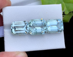 Emerald Cut Natural Aquamarne Gemstone, Loose Gemstone, Aqua Faceted Cut Stone, Gemstone Jewelry - 9.55 CT