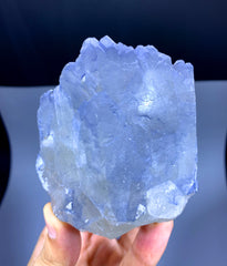 Natural Indicolite Blue Quartz Crystal from Afghanistan - 362 gram