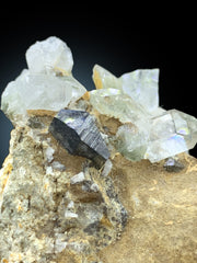 Rare Anatase with Quartz on Matrix, Anatase Crystal, Rare Mineral, Anatase Specimen from Baluchistan Pakistan - 78 gram