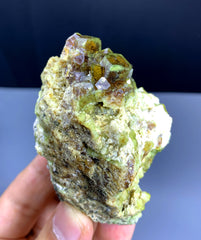 Natural Andradite Garnet Crystals on Matrix from Pakistan - 189 gram