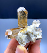 Natural Topaz Crystals on Mica from Skardu Pakistan - 50 gram