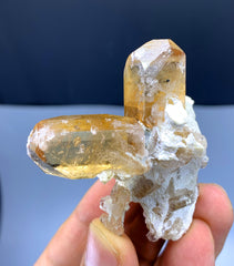 Natural Topaz Crystals on Mica from Skardu Pakistan - 50 gram