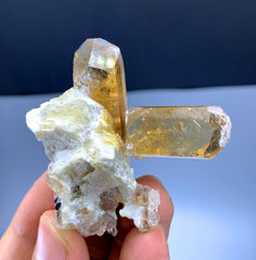 Natural Topaz Crystals on Mica from Skardu Pakistan - 50 gram