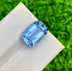 Santa Maria Blue Color Aquamarine Gemstone, Loose Gemstone, Aquamarine Faceted Cut Stone, Gemstone Jewelry - 5.30 CT