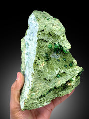 Lush Green Demantoid Garnet Crystals on Matrix, Garnet Cluster, Garnet Stone, Raw Mineral, Demantoid Garnet Specimen - 3.4 Kg