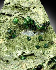Lush Green Demantoid Garnet Crystals on Matrix, Garnet Cluster, Garnet Stone, Raw Mineral, Demantoid Garnet Specimen - 3.4 Kg