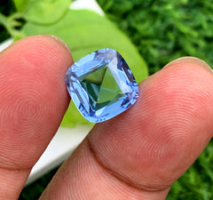 Cusshion Cut Santa Maria Blue Color Aquamarine Gemstone, Loose Gemstone, Aquamarine Faceted Cut Stone, Gemstone Jewelry - 4.55 CT