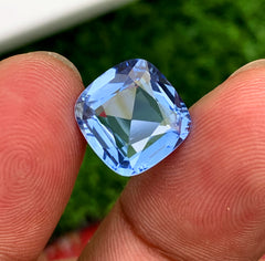 Cusshion Cut Santa Maria Blue Color Aquamarine Gemstone, Loose Gemstone, Aquamarine Faceted Cut Stone, Gemstone Jewelry - 4.55 CT