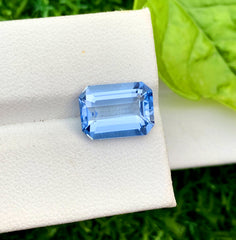 Santa Maria Blue Color Aquamarine Gemstone, Loose Gemstone, Aquamarine Faceted Cut Stone, Gemstone Jewelry - 3.90 CT
