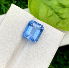 Santa Maria Blue Color Aquamarine Gemstone, Loose Gemstone, Aquamarine Faceted Cut Stone, Gemstone Jewelry - 3.65 CT