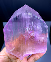 v Shape Terminated Pink Kunzite Crystal from Afghanistan - 520 gram